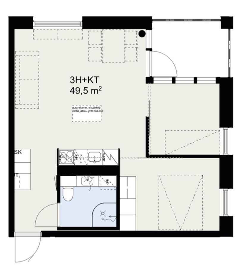 Nordica Central Apartment Рованиеми Экстерьер фото